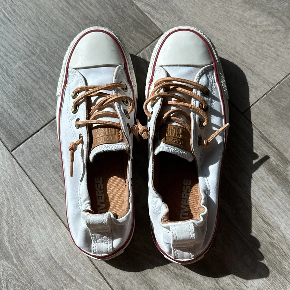 Converse Chuck Taylor All Star Shoreline Slip shoes - biscuit with tan laces - Picture 10 of 12